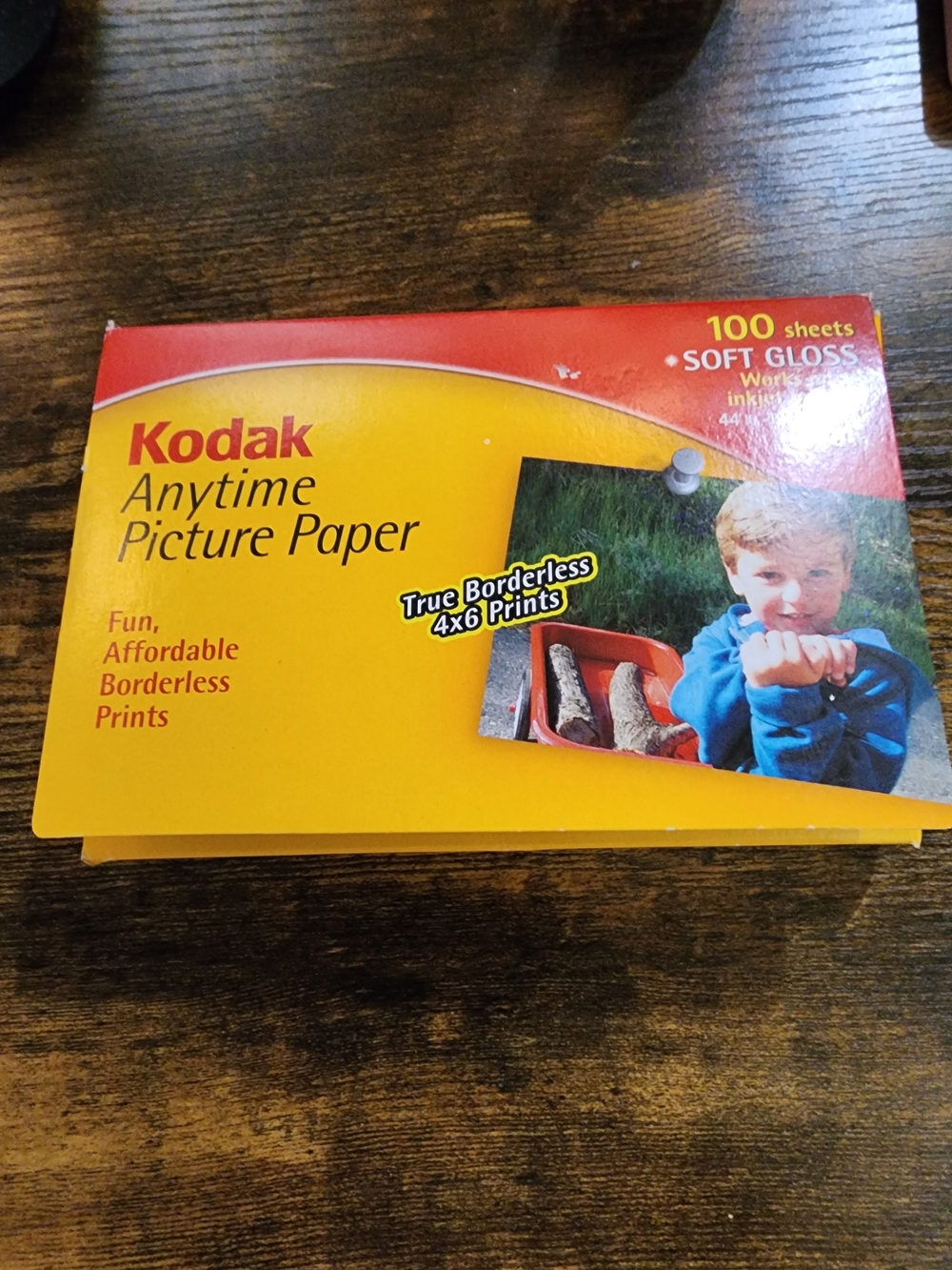 Kodak Anytime Picture Paper  Soft Gloss.  96 Sheets